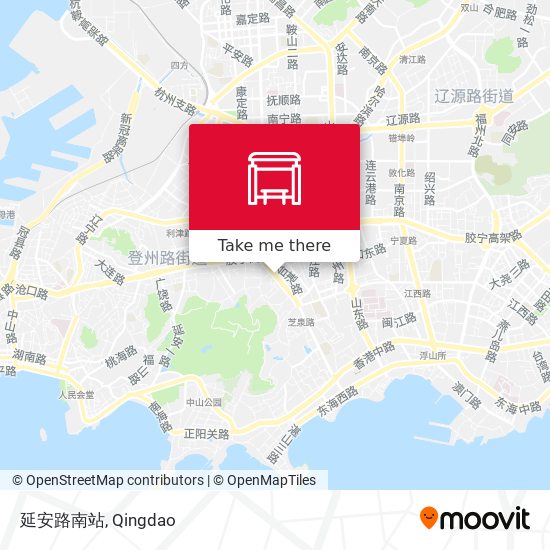 延安路南站 map