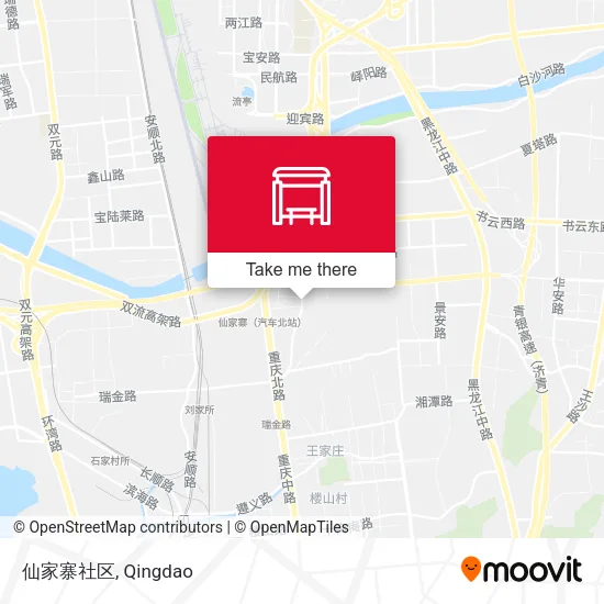 仙家寨社区 map