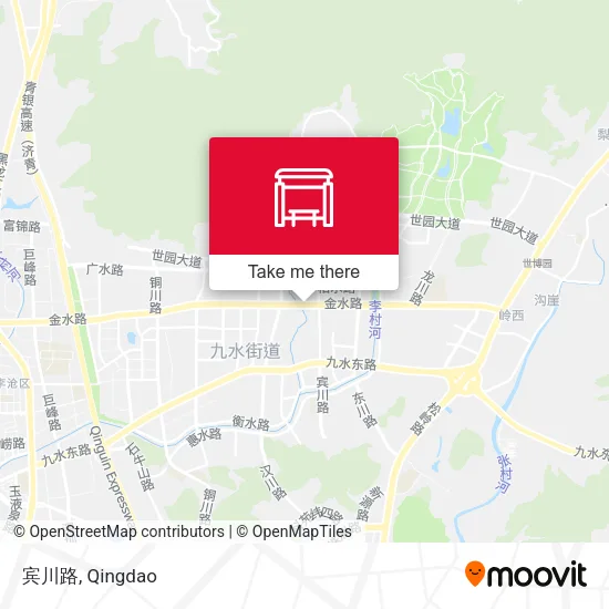 宾川路 map