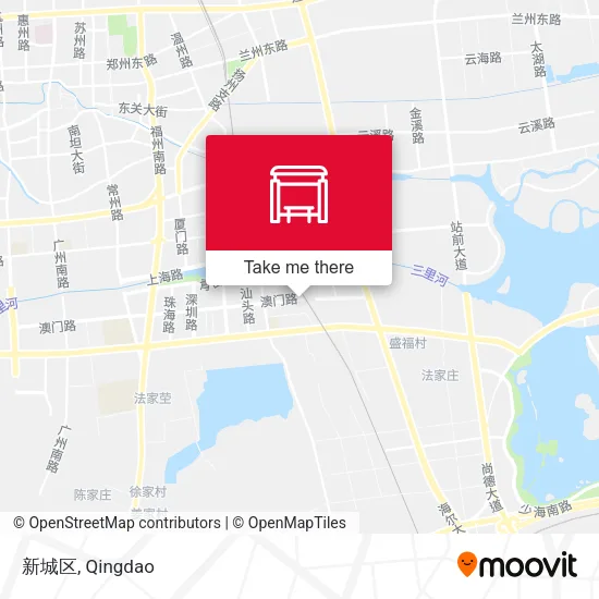 新城区 map