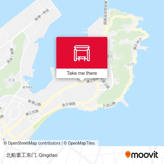 北船重工东门 map