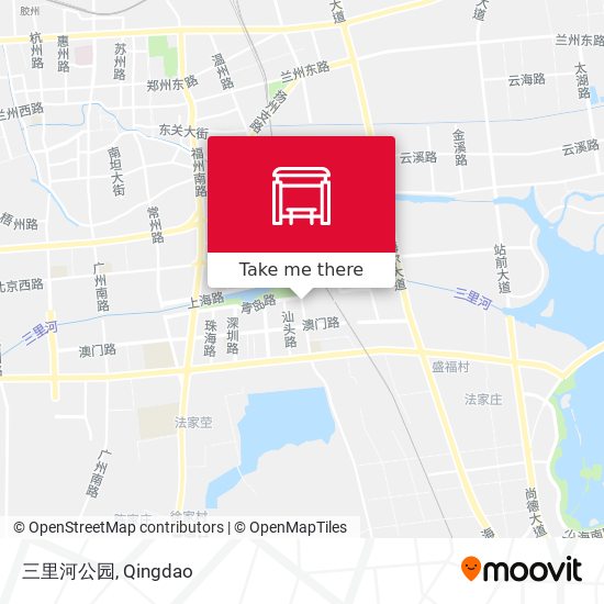 三里河公园 map