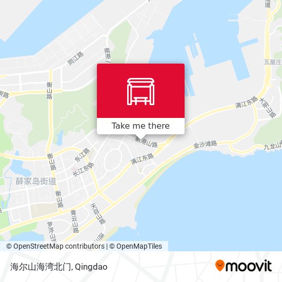 海尔山海湾北门 map