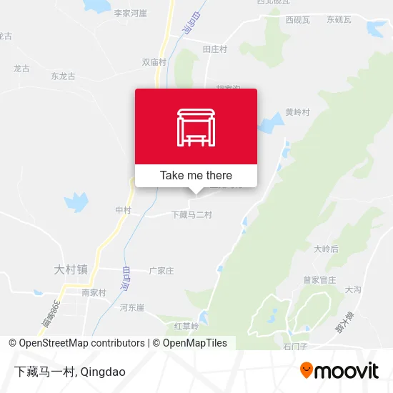 下藏马一村 map