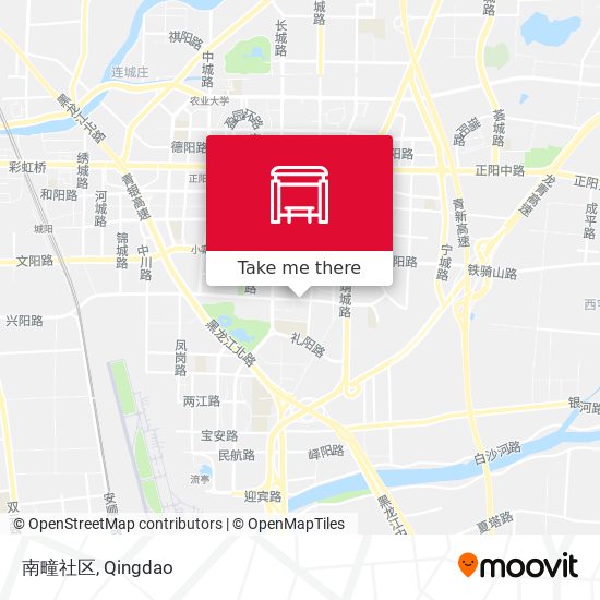 南疃社区 map