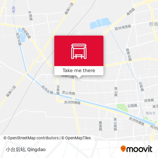 小台后站 map