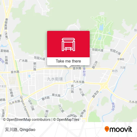 宾川路 map