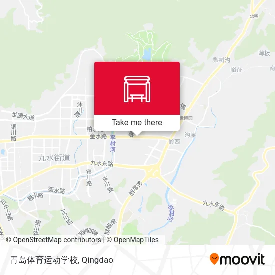青岛体育运动学校 map