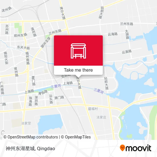 神州东湖星城 map