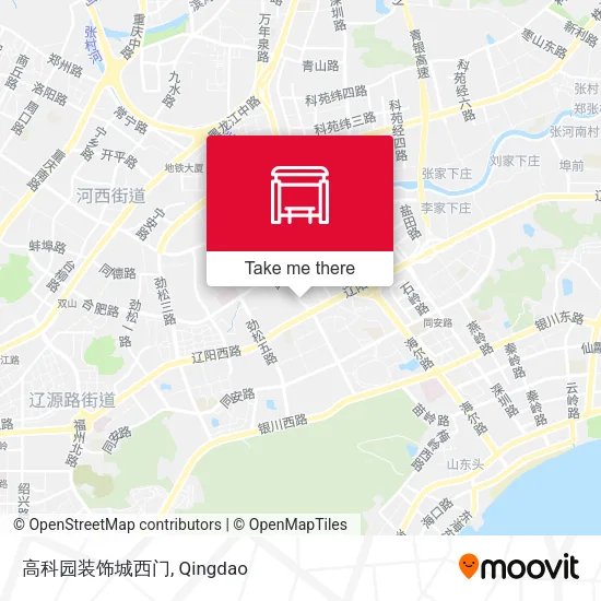 高科园装饰城西门 map