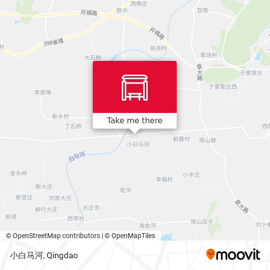 小白马河 map
