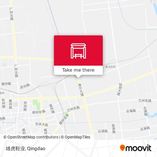 雄虎鞋业 map