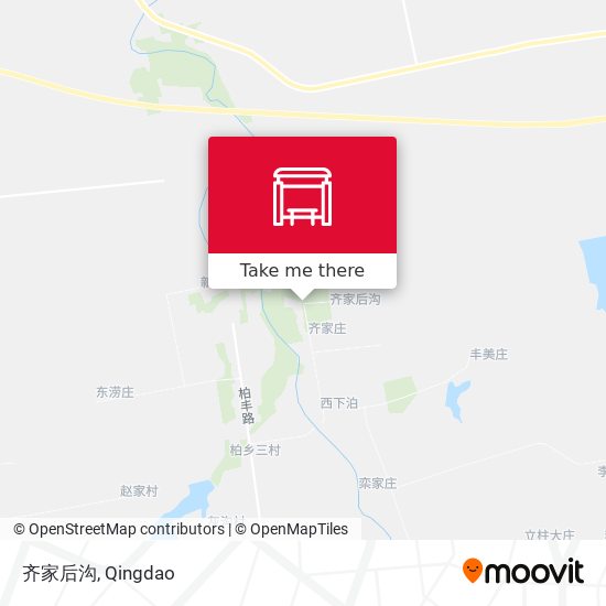 齐家后沟 map