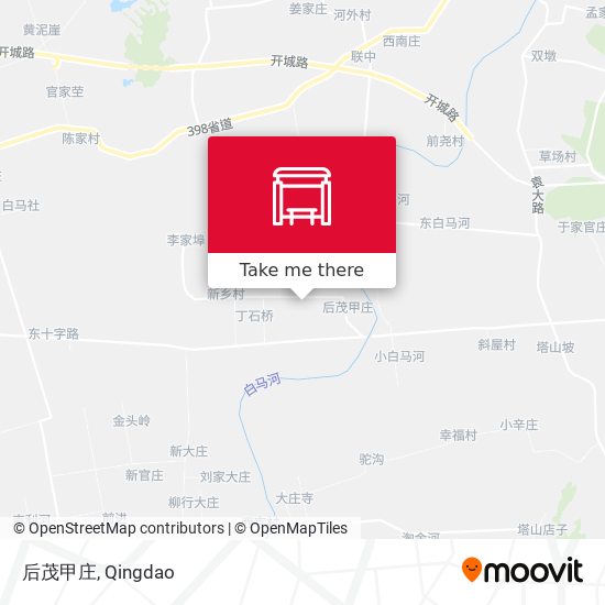后茂甲庄 map