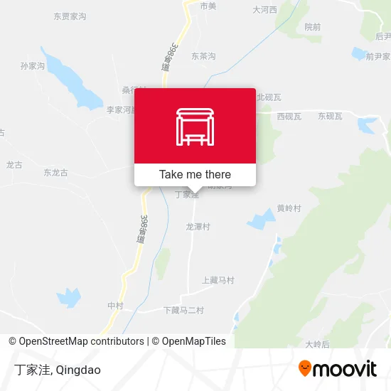 丁家洼 map