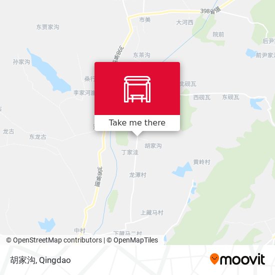 胡家沟 map