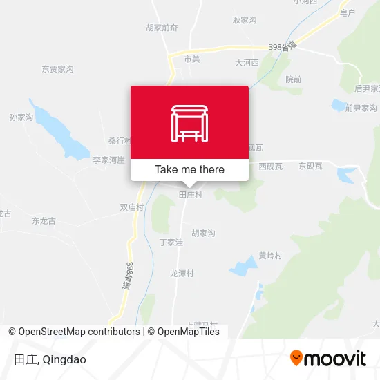 田庄 map