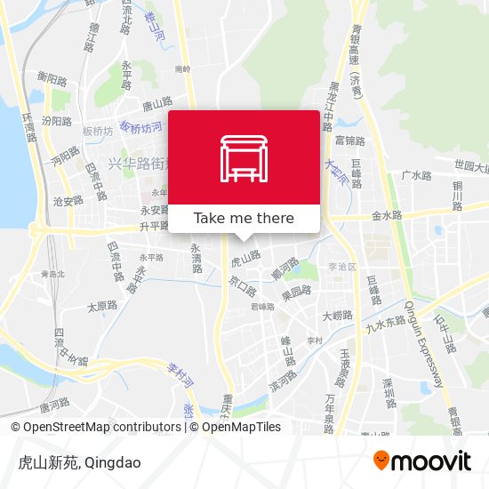 虎山新苑 map