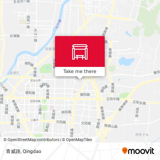 青威路 map