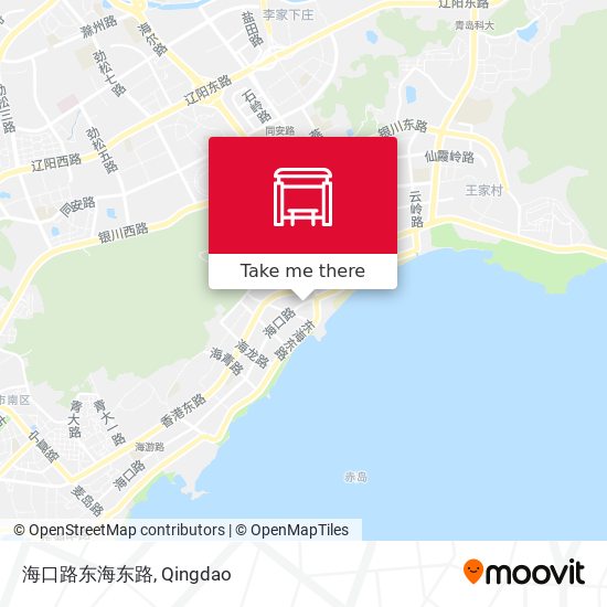 海口路东海东路 map