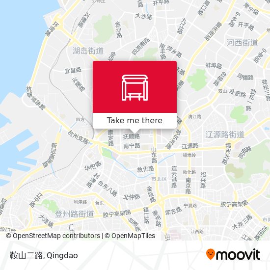 鞍山二路 map
