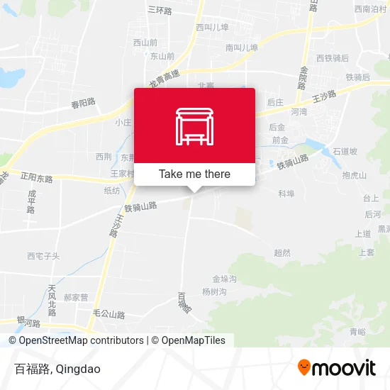 百福路 map