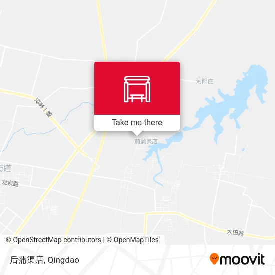 后蒲渠店 map