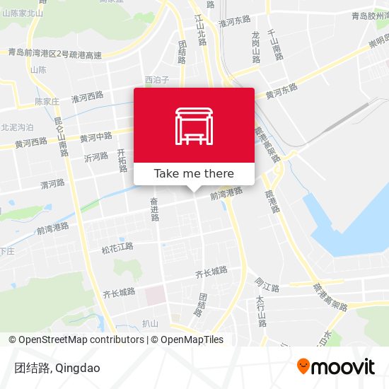 团结路 map