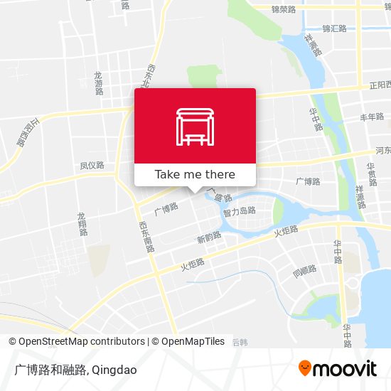 广博路和融路 map