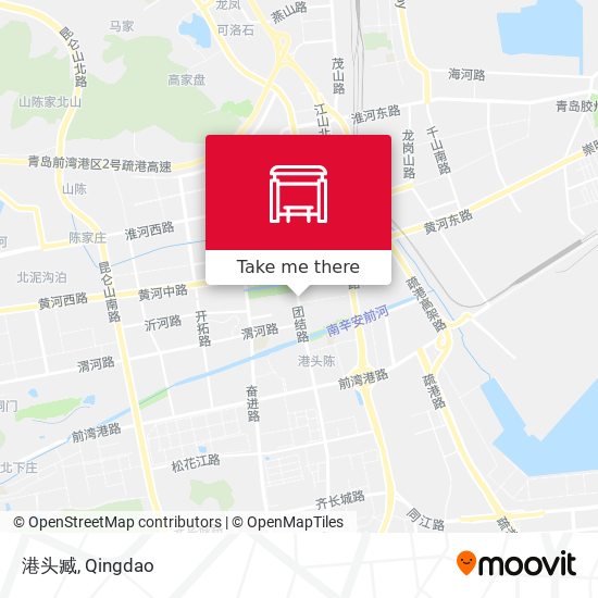 港头臧 map