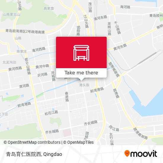 青岛育仁医院西 map
