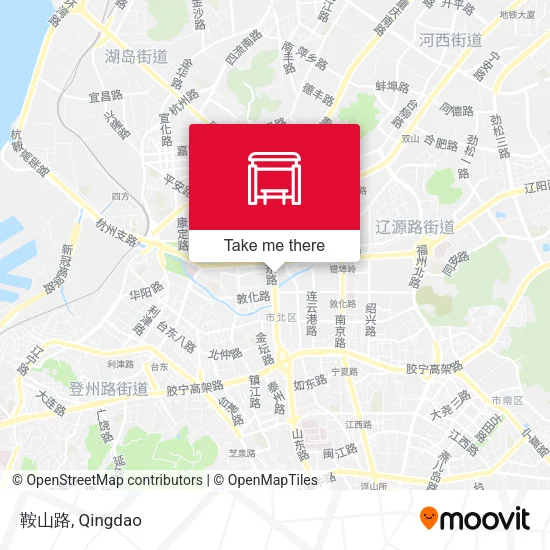 鞍山路 map