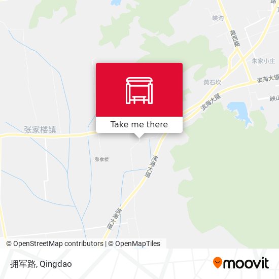 拥军路 map