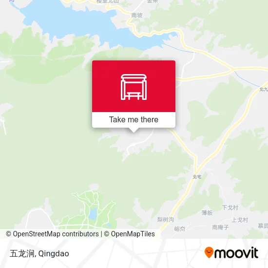 五龙涧 map