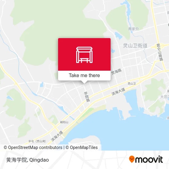 黄海学院 map