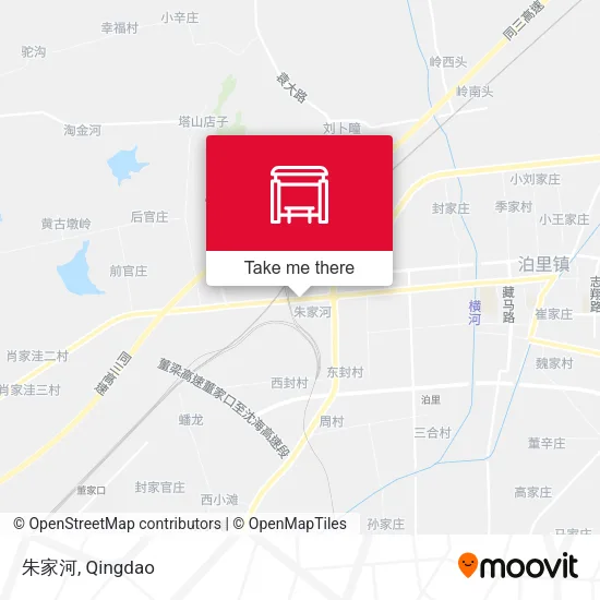 朱家河 map