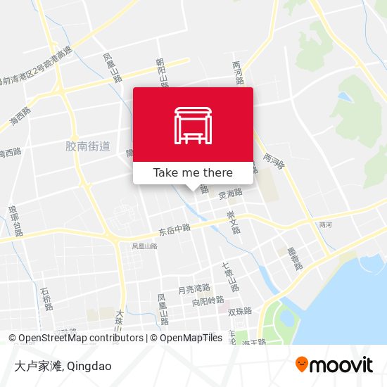 大卢家滩 map
