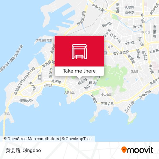 黄县路 map