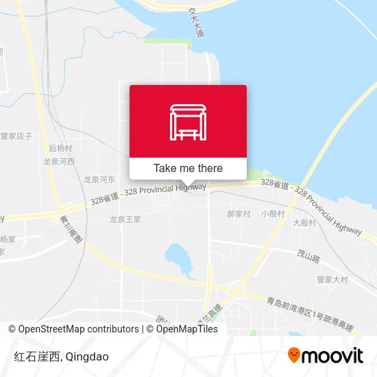 红石崖西 map