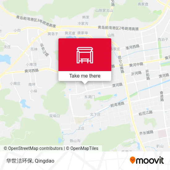 华世洁环保 map