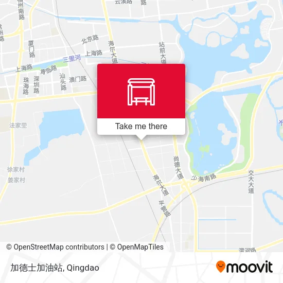 加德士加油站 map