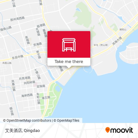 艾美酒店 map