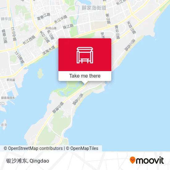 银沙滩东 map