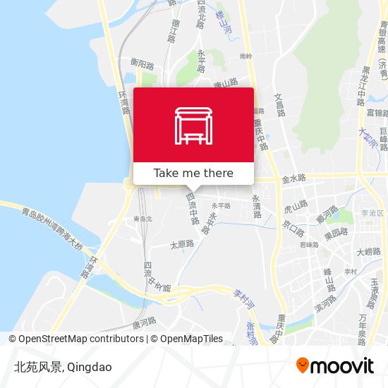北苑风景 map