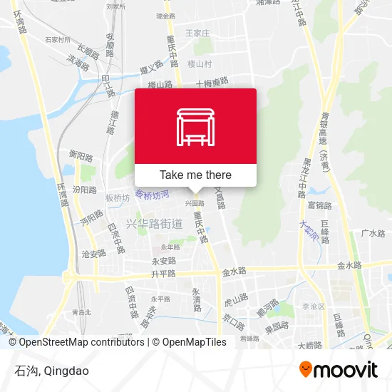 石沟 map