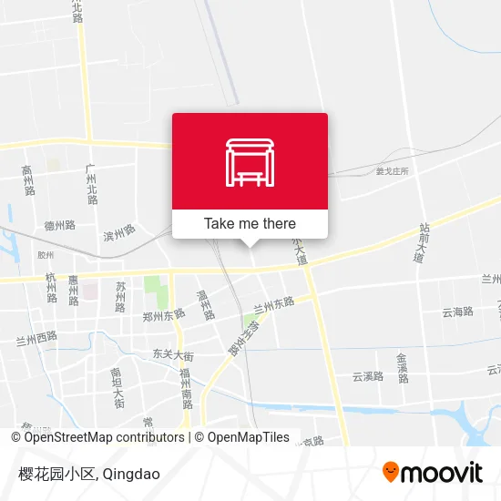 樱花园小区 map