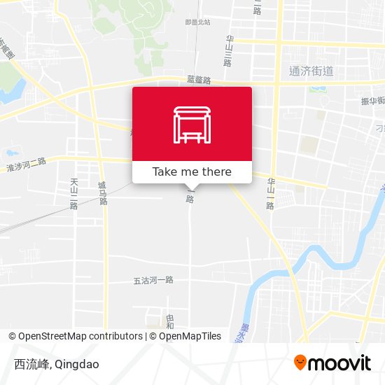 西流峰 map