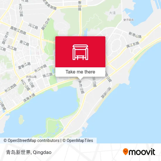 青岛新世界 map