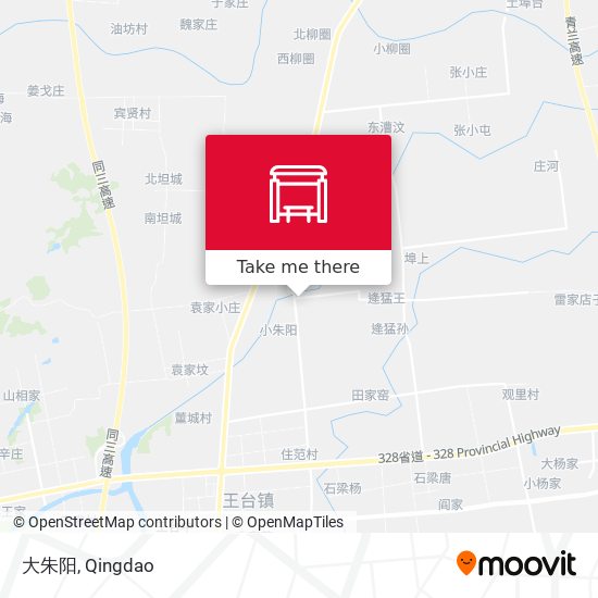 大朱阳 map