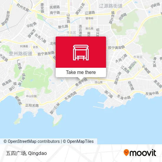 五四广场 map
